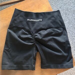 Alphalete Women's Black Bike Shorts